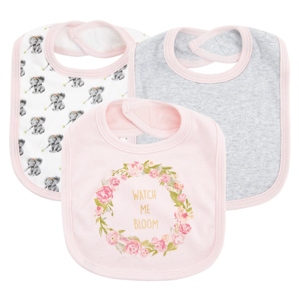 3-Pack Baby Bib and Drool Towels - The Snuggley