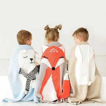 Animal Cartoon Baby Blanket Collection