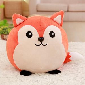 Round Animal Stuffed Plush Pillow