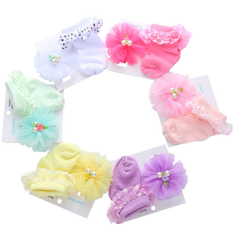 Cute Princess Socks & Headband Set