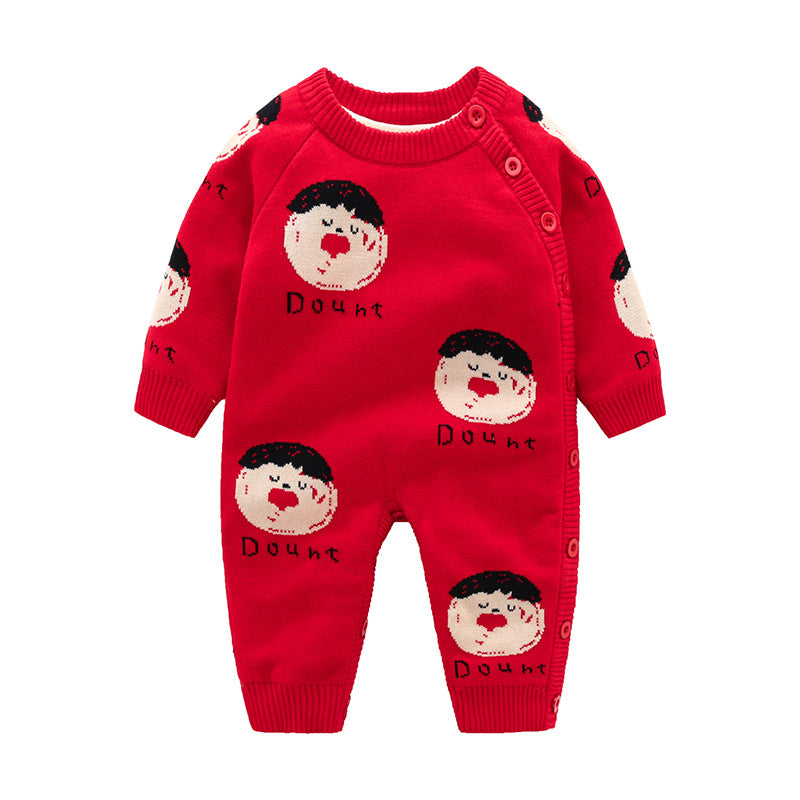 Christmas Snowflake Baby Crawling Clothes