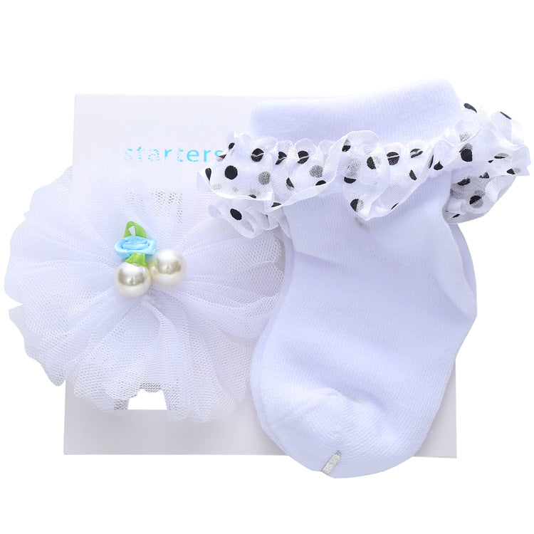 Cute Princess Socks & Headband Set