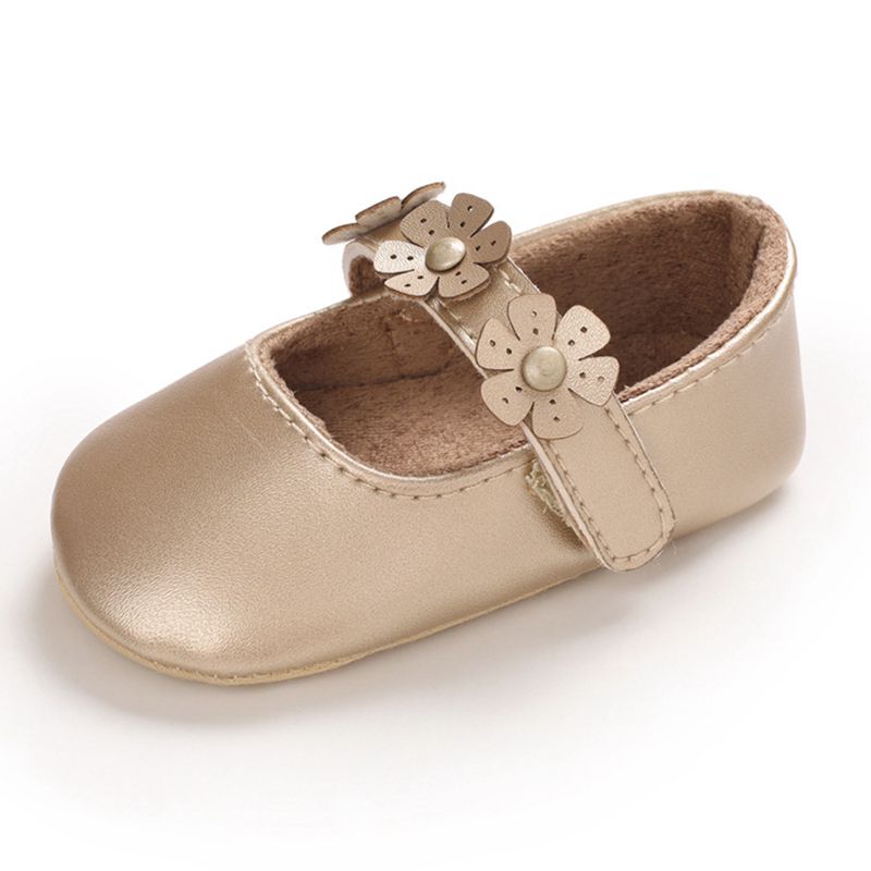 Spring Floral Cut Baby Girl Shoes