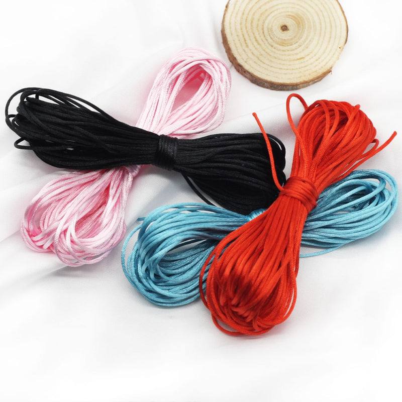 1.5mm Colorful Nylon Cord Thread for Pacifier String - 10m/lot - The Snuggley