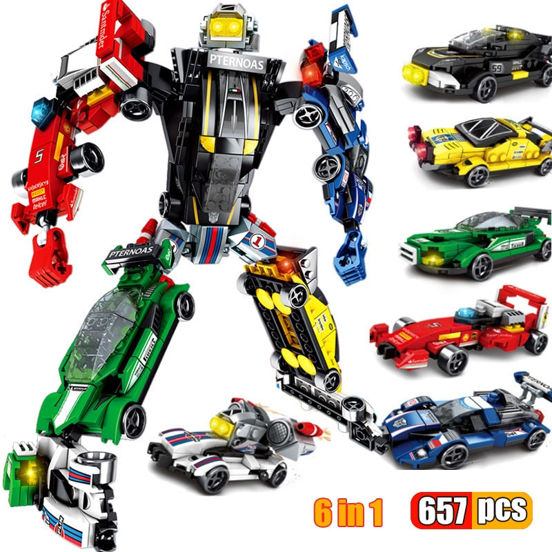 Mechanical Transformation Robot Figure Gift Toys for Children