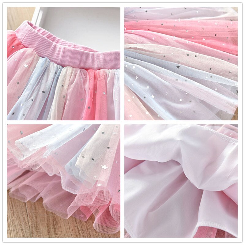 1-6Y Cute Tutu Skirt for Baby Girls - Floral Children Skirts - The Snuggley