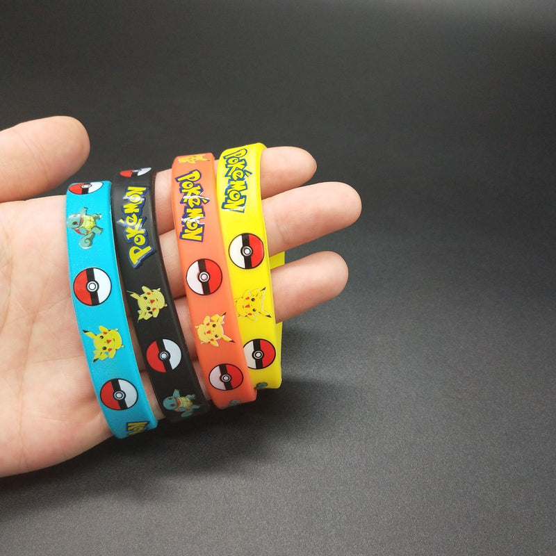 12pcs Kids Pokemon wristband - Pocket Elf Pikachu Wristbands - The Snuggley