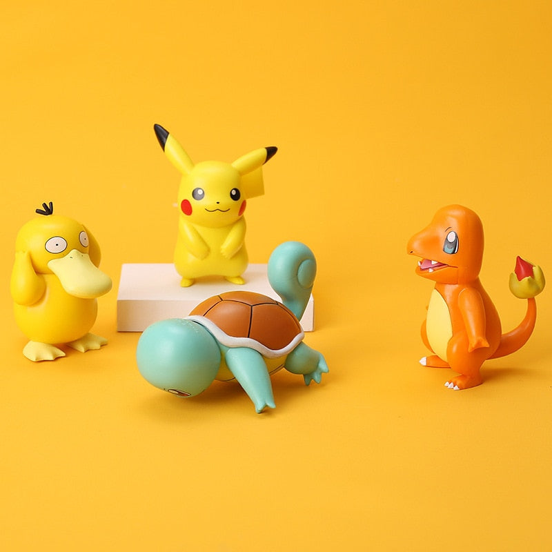 Pokemon Pikachu Anime Action Figure Toy Gift Set