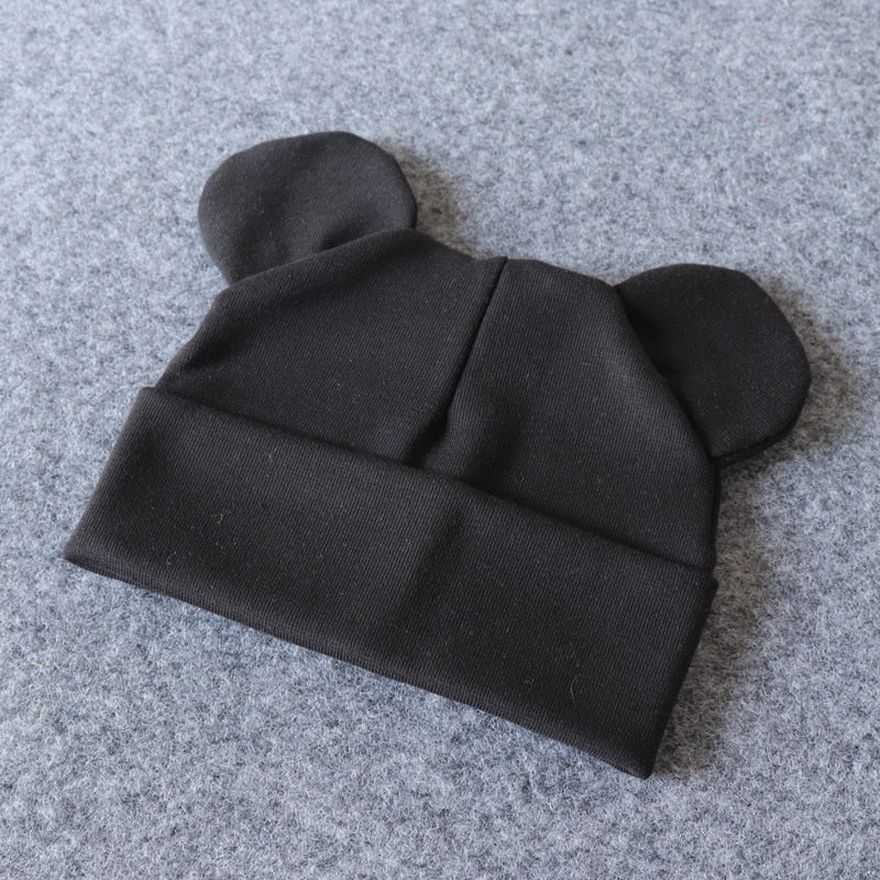 Newborn Winter Beanie Caps with Ears