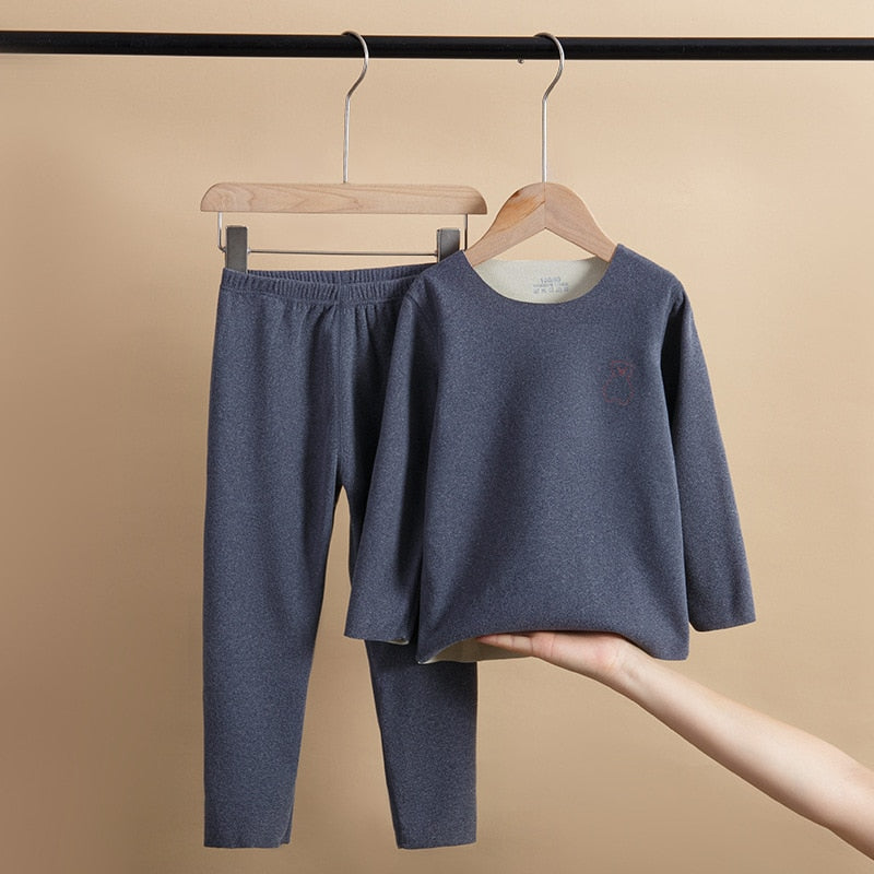 Thermal Underwear Unisex Clothing Set - Kids Winter Pajamas