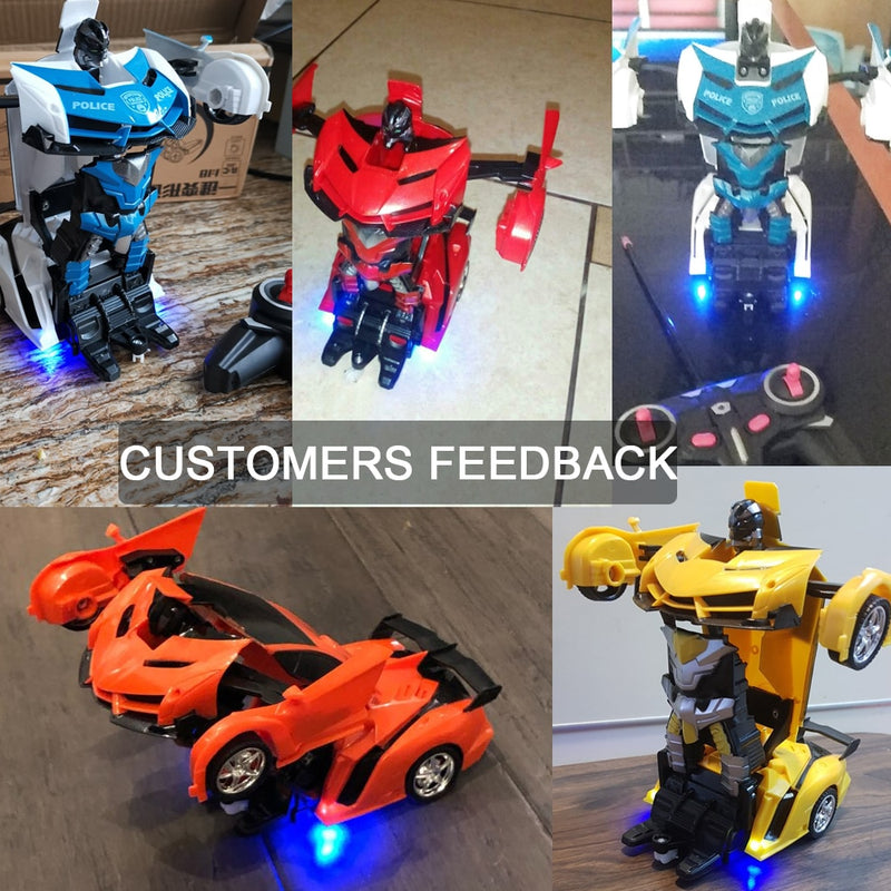 Remote Control Transformation Robot Car Toy