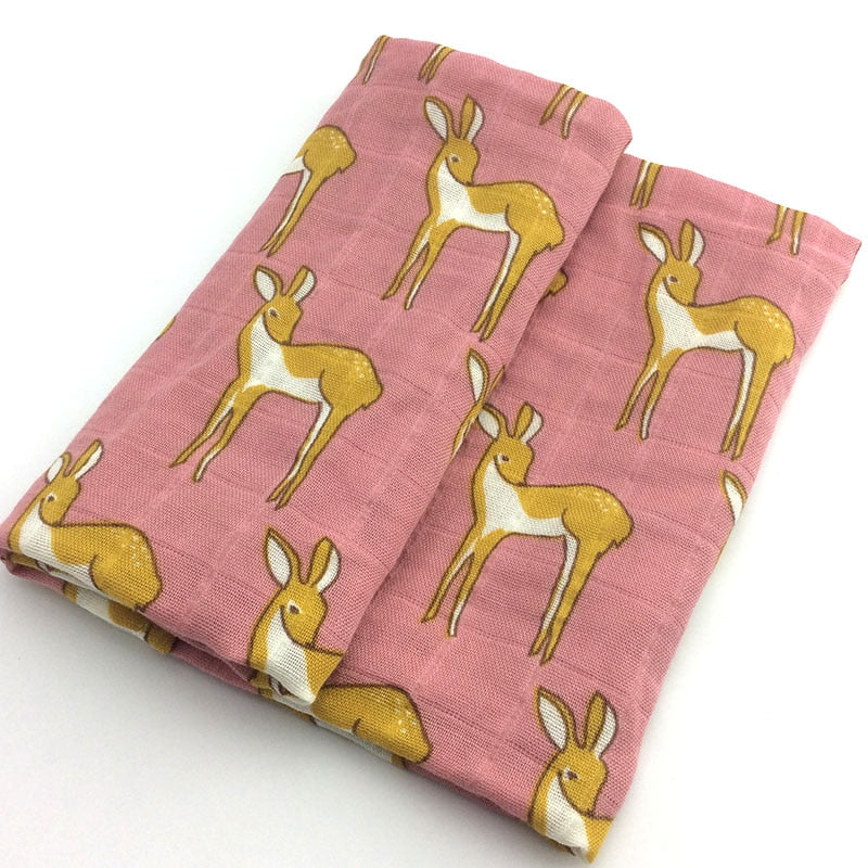 Muslin Cotton Baby Towels or Swaddles - 58x58cm