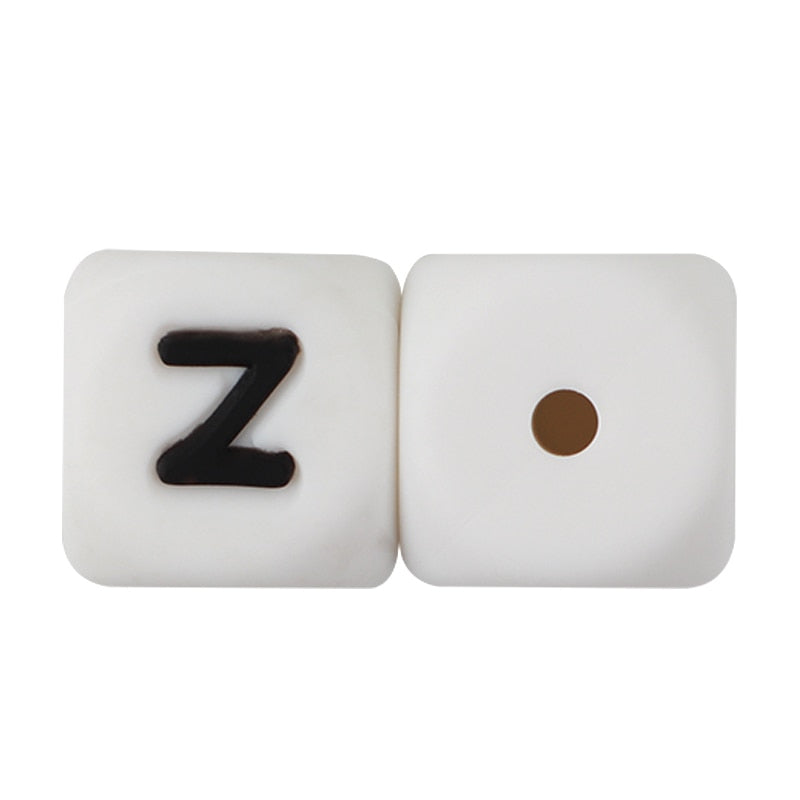 12mm English Alphabet Silicon Beads Box - BOBO Teething Toys - The Snuggley