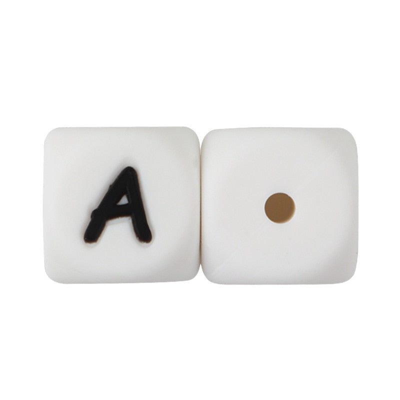12mm English Alphabet Silicon Beads Box - BOBO Teething Toys - The Snuggley