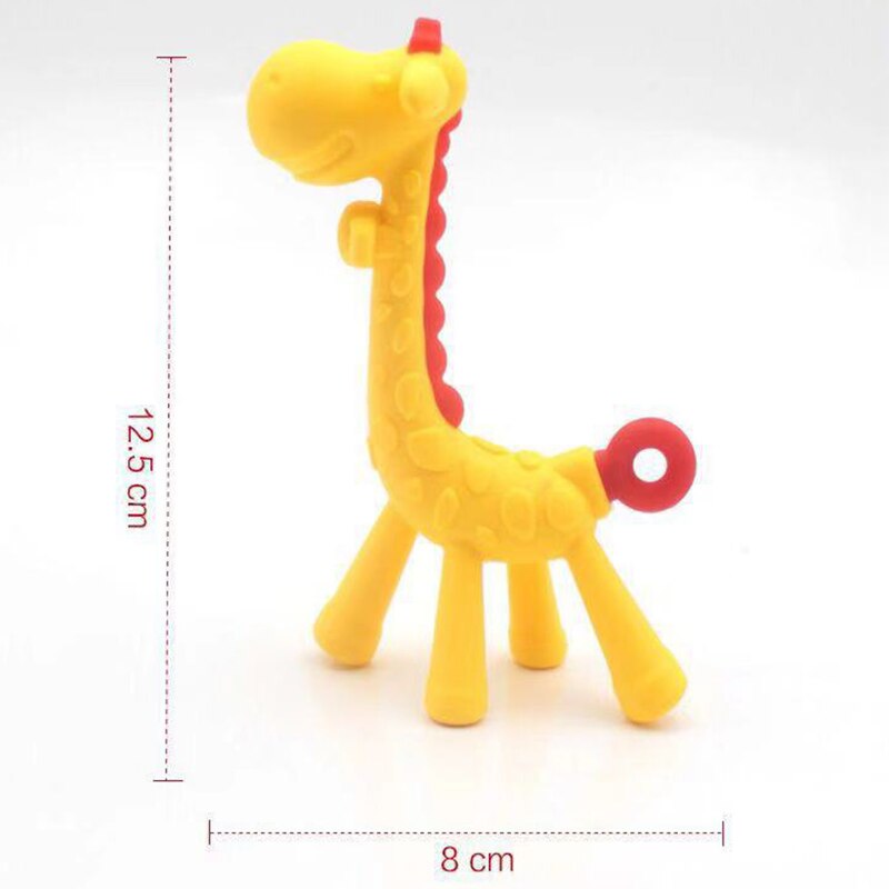 Baby Silicon Giraffe Teether