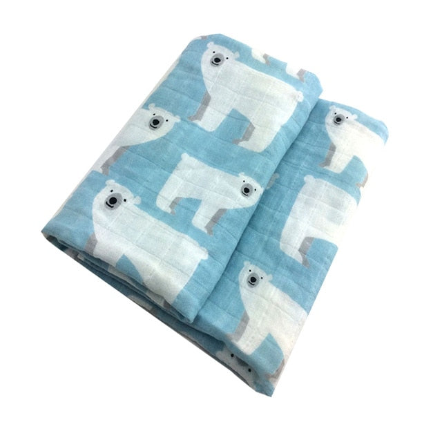 Soft Newborn Cotton Bamboo Blankets