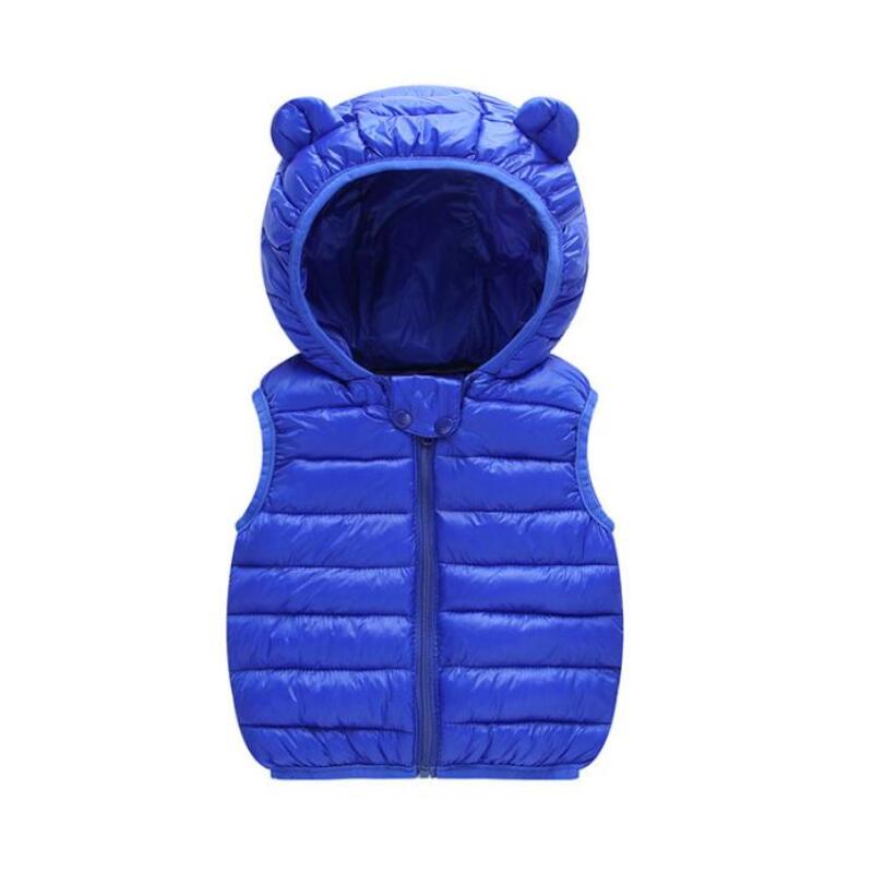 Warm Cartoon Down Vest for Kids