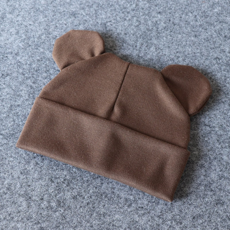Newborn Winter Beanie Caps with Ears