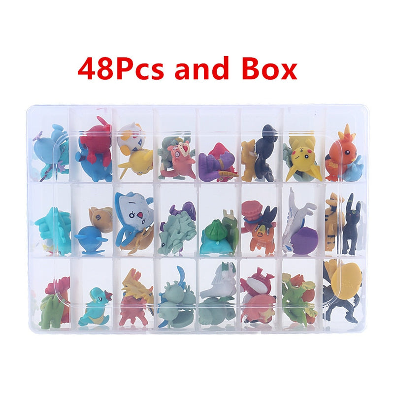 Mini Pokemon Figure Toys Collection - 24pcs to 144pcs