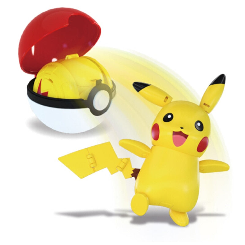 Pokemon Action Morphing Pokeballs Transformation Toys