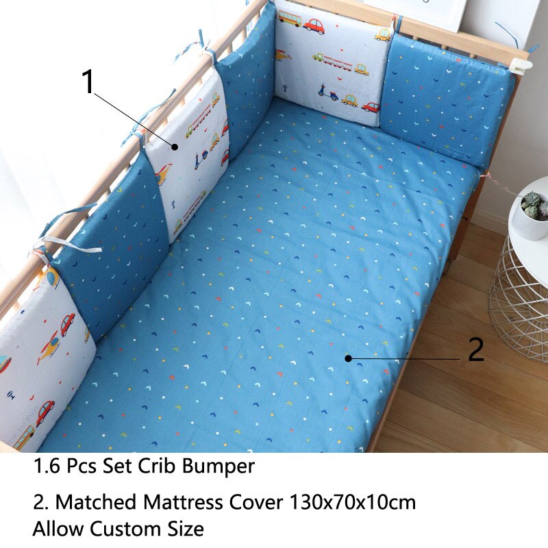 Cotton Baby Bed Bumper for Newborns Room