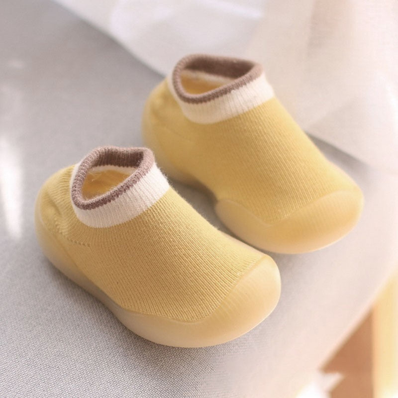 Knit Slip-On Booties for Toddlers