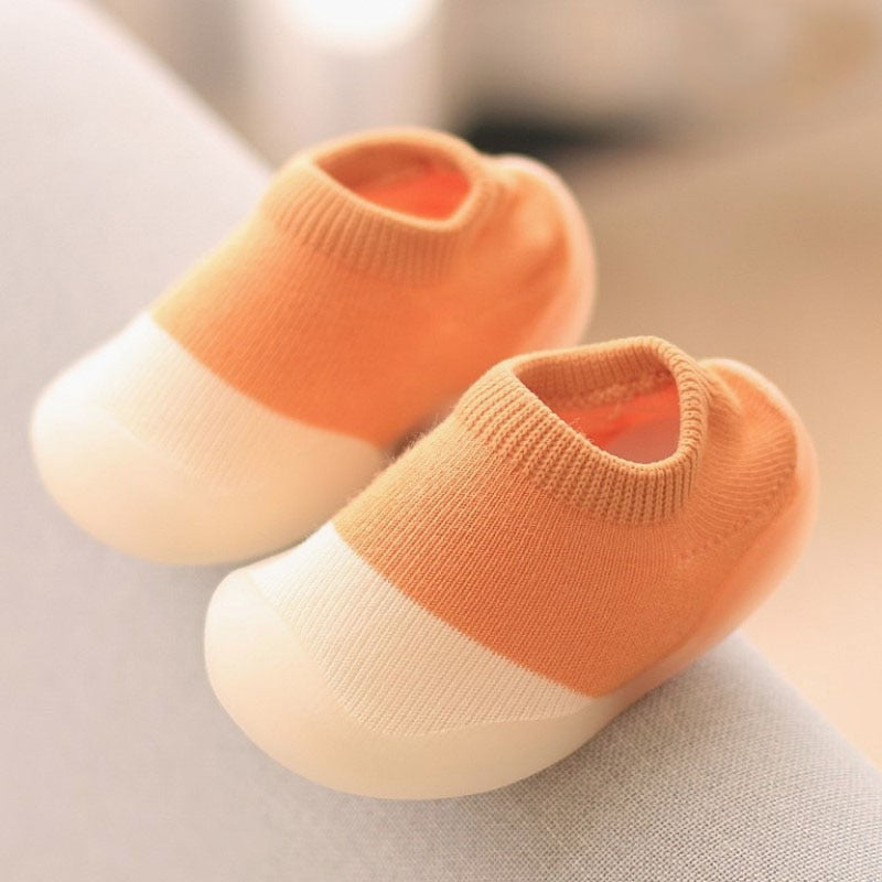Knit Slip-On Booties for Toddlers