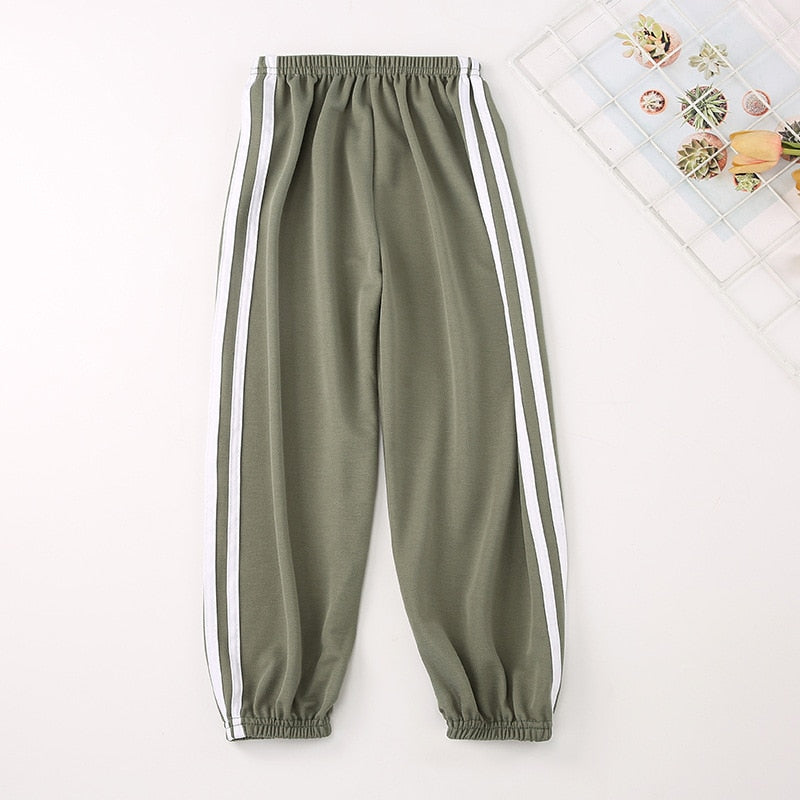 3-12Y Kids Sport Pants for Summer - Candy Color - The Snuggley