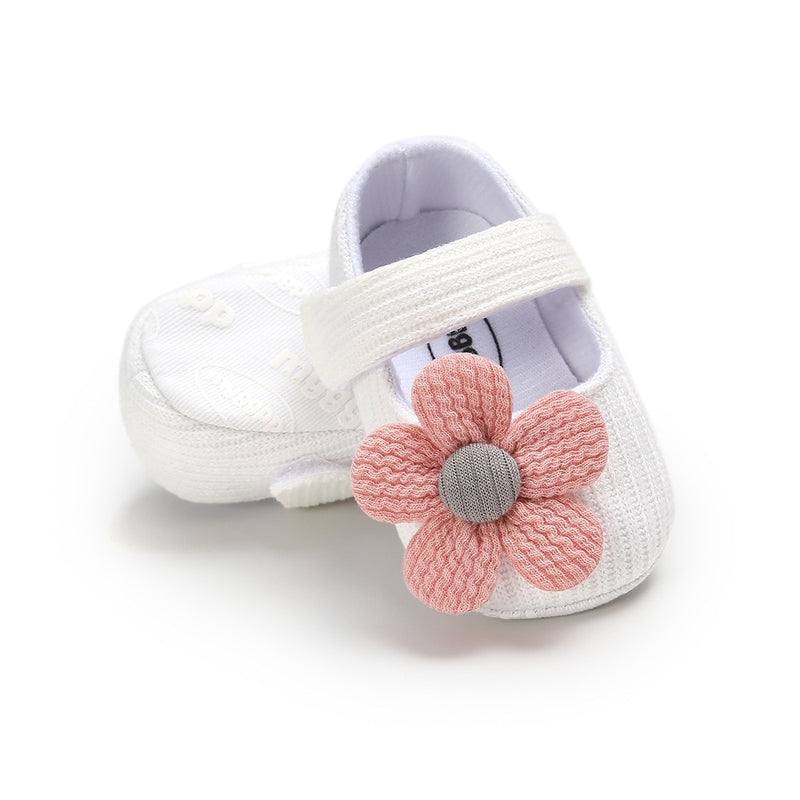 0-18M Baby Girls Cotton Shoes For Spring - The Snuggley