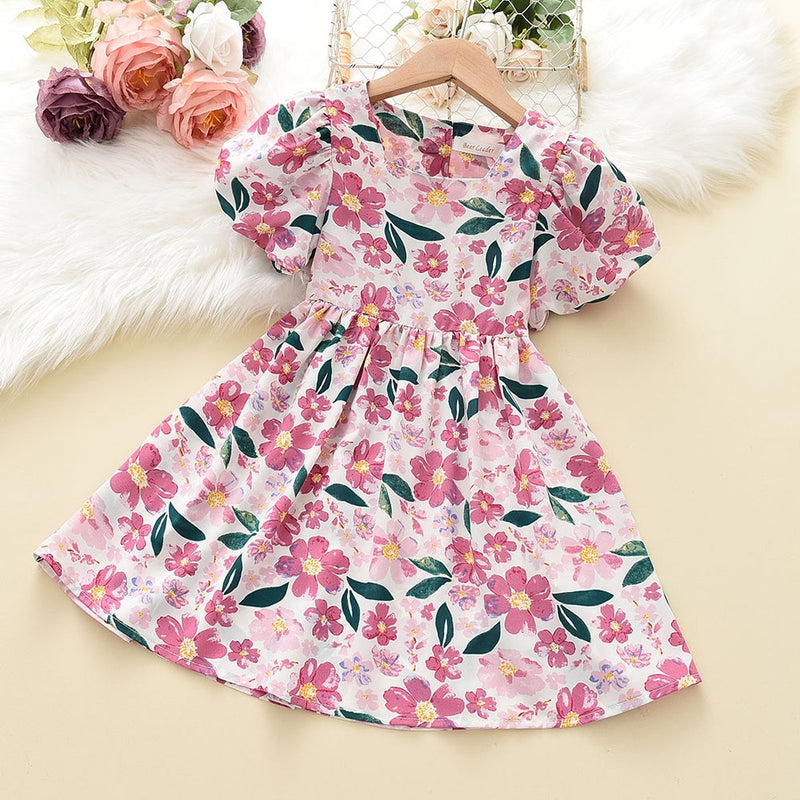 Breezy Floral Summer Dress for Girls