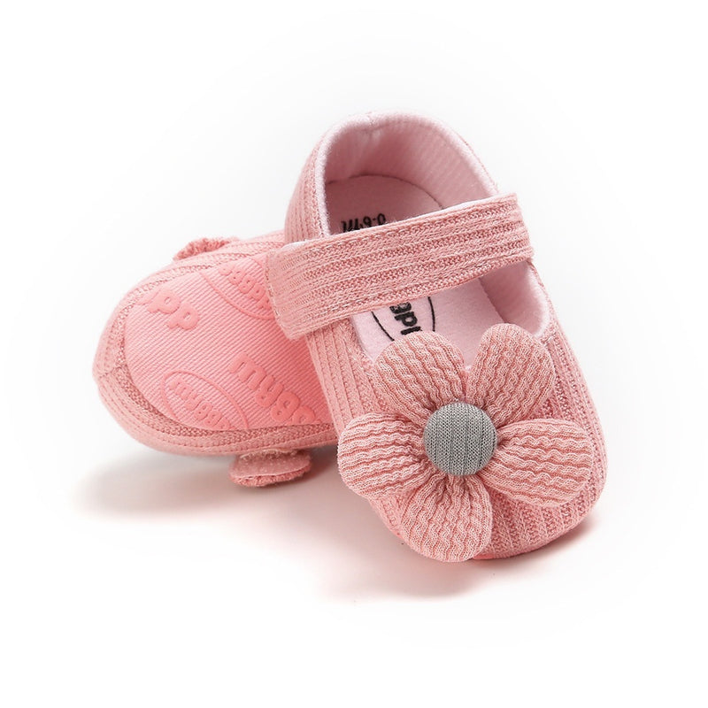 0-18M Baby Girls Cotton Shoes For Spring - The Snuggley
