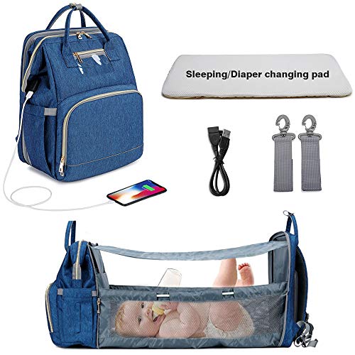 Trendy Folding Crib Diaper Bag - Best Portable Cribs