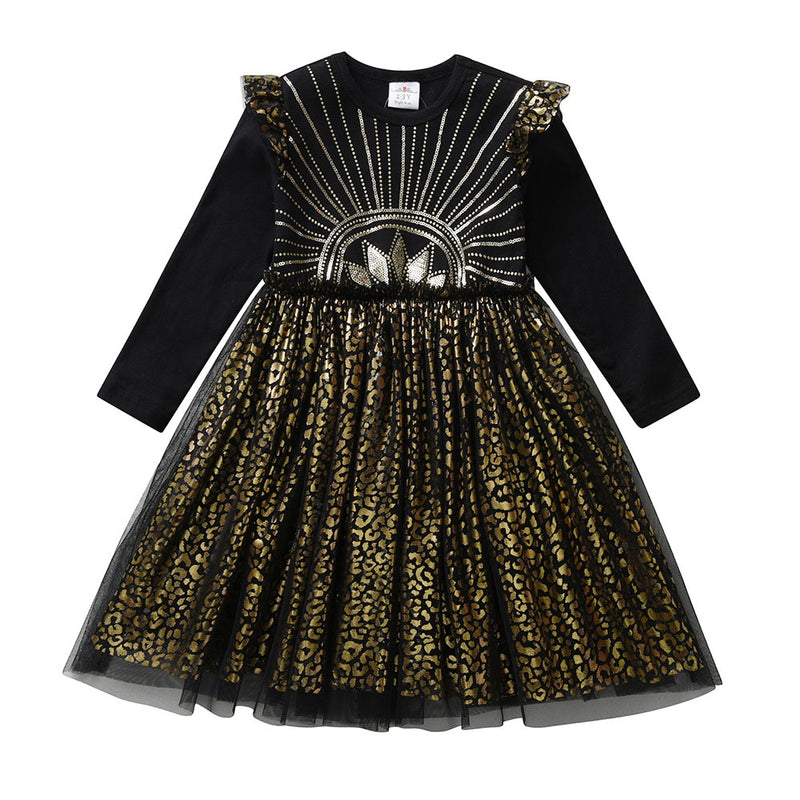 Shiny Star Tulle Princess Dress for Baby Girls
