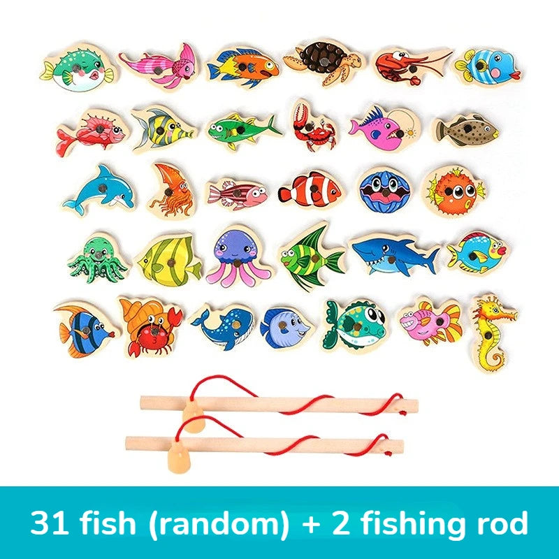 Magnetic Marine Life Cognition Fish Games for Kids