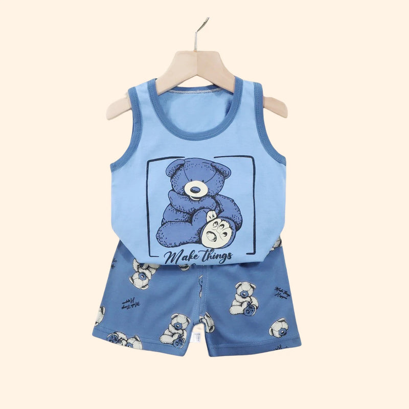 Kids Summer Cotton Clothes Sets