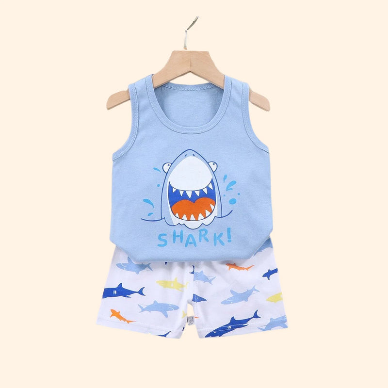 Kids Summer Cotton Clothes Sets