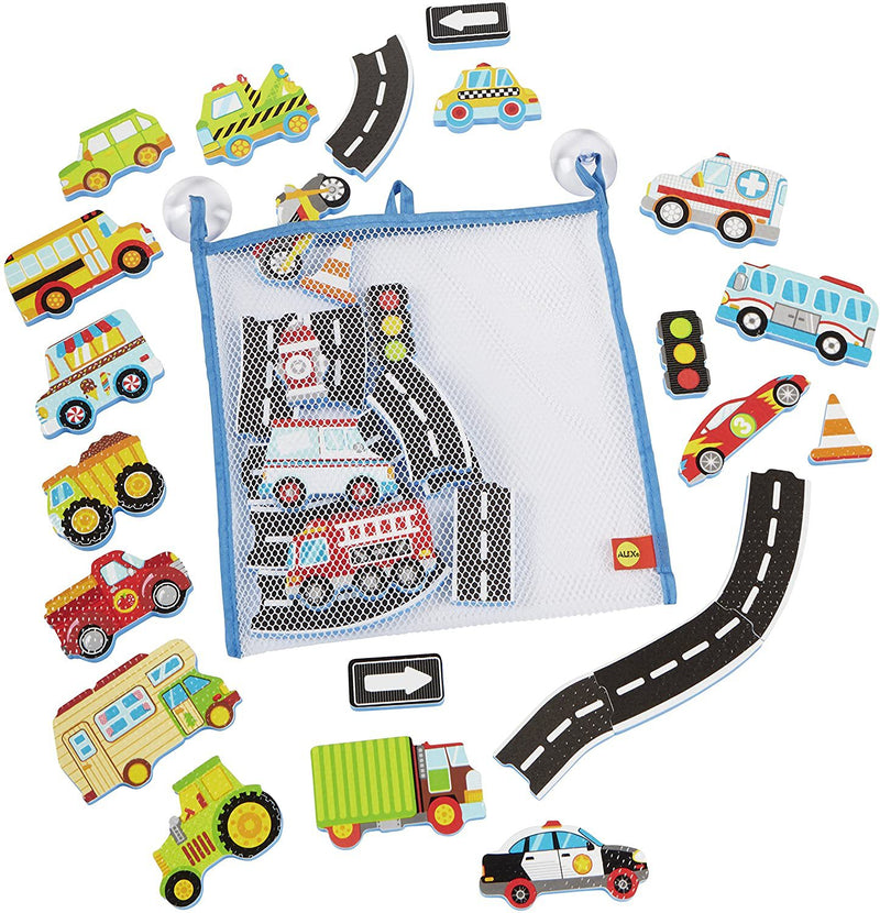 Rail Traffic Vehicle Soft Bath Toys for Kids