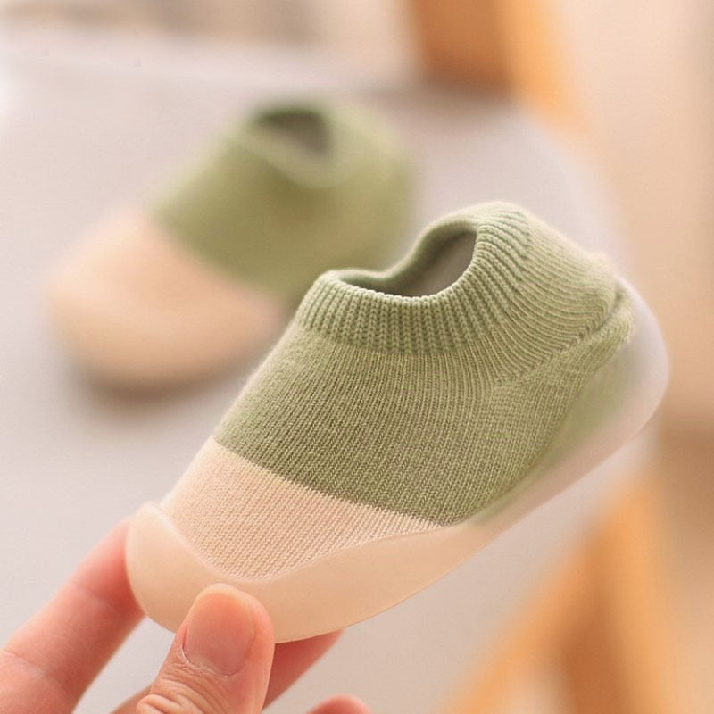 Knit Slip-On Booties for Toddlers