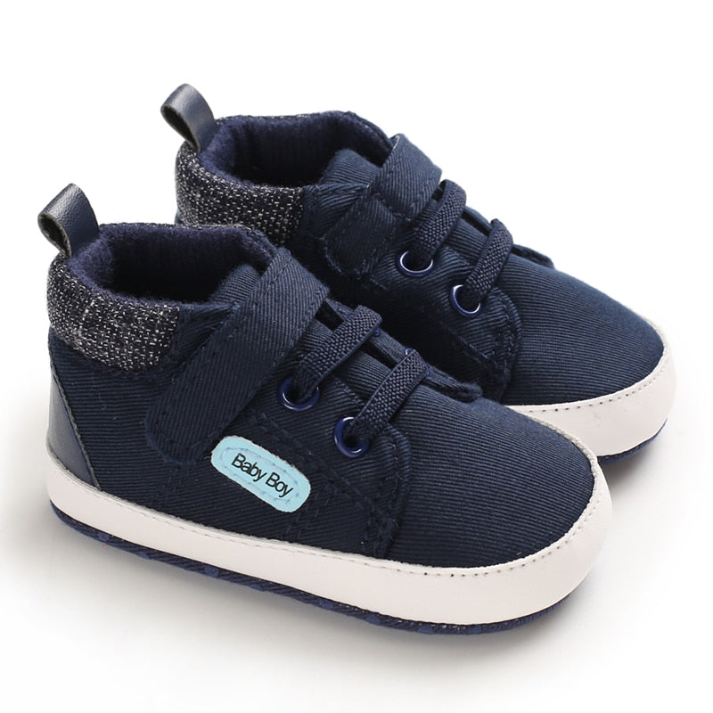 Boys' and Girls' High Fashion Leather Sneakers