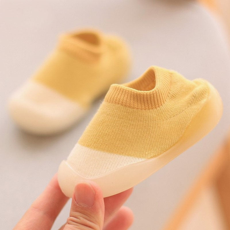 Knit Slip-On Booties for Toddlers