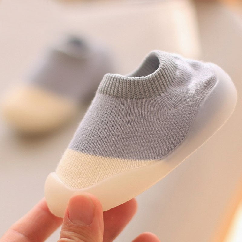 Knit Slip-On Booties for Toddlers