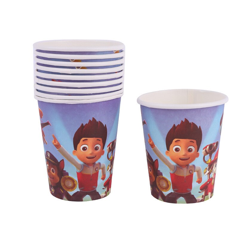 Paw Patrol Kids Birthday Party Supplies - Balloon/Cups/Plates/Spoons