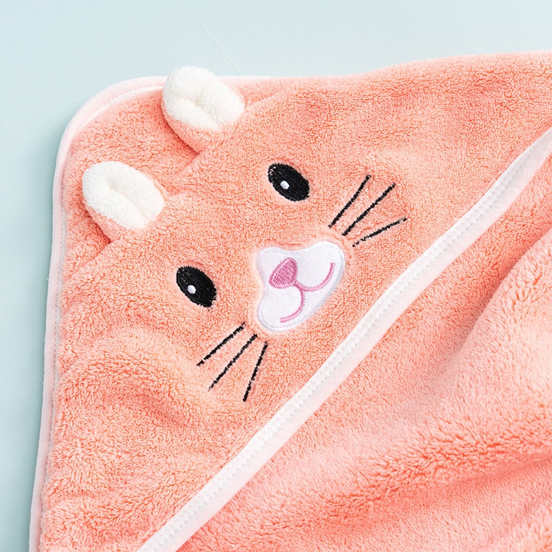 Cartoon Baby Bath Towel