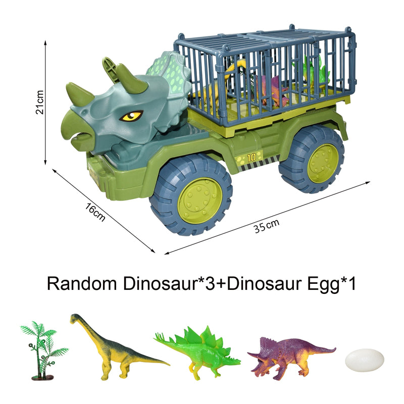 Dinosaur Transport Storage Truck Toy for Kids
