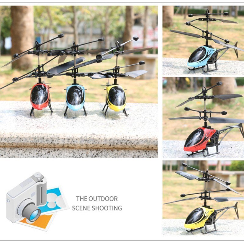 Rechargeable Remote-Control Helicopter Drone Toy