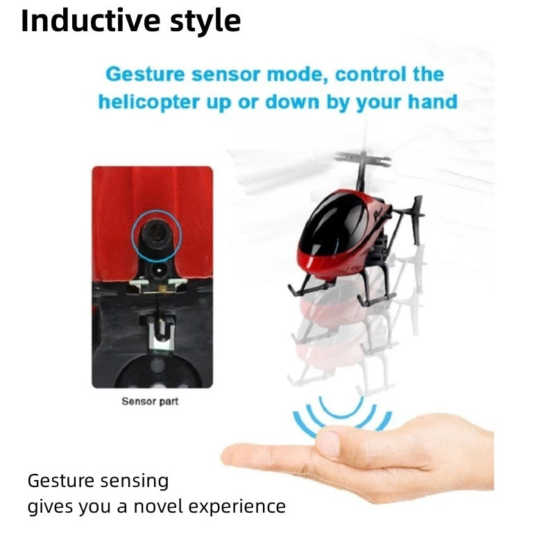 Rechargeable Remote-Control Helicopter Drone Toy