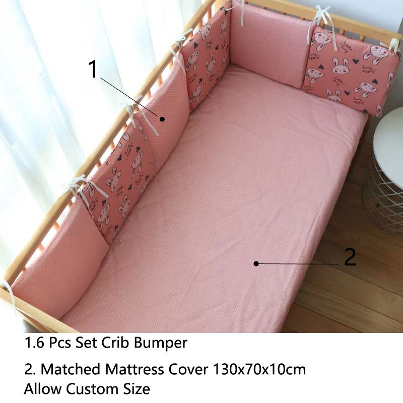 Cotton Baby Bed Bumper for Newborns Room