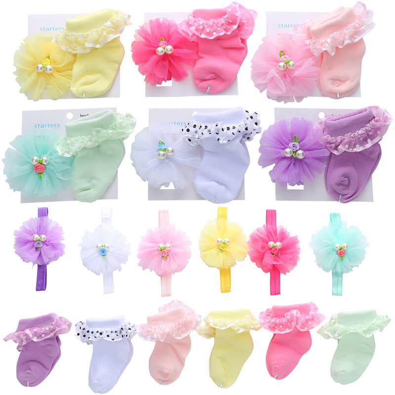 Cute Princess Socks & Headband Set