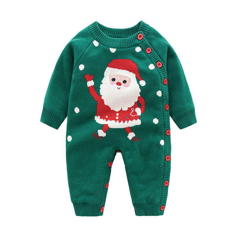 Christmas Snowflake Baby Crawling Clothes