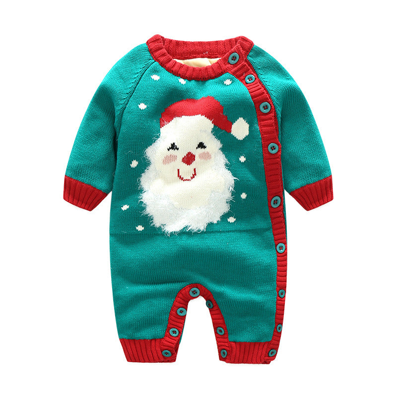 Christmas Snowflake Baby Crawling Clothes